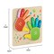 Flash Furniture Bright Beginnings Commercial Birch Plywood STEM Hand Counting Learning Puzzle Board, Natural, Multi MK-MK01733-GG - alternate 8